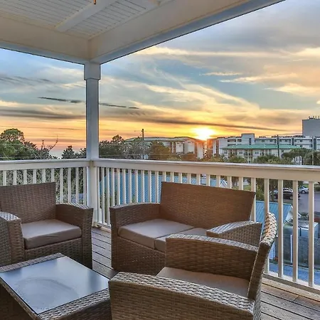 Hook, Wine, And Sinker - 3 Plus Bedrooms Gulf Views On 30A Sleeps 12 With A Hot Tub